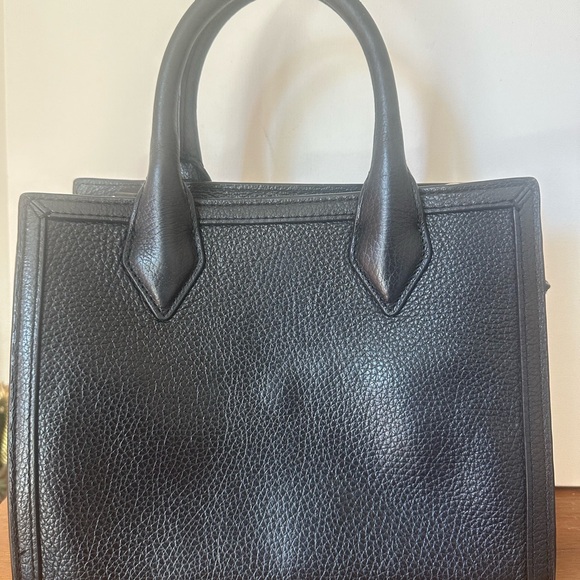 Henri Bendel Black Leather Satchel - Picture 2 of 5